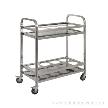 Square Tube Steel Kettle Cart With Castors